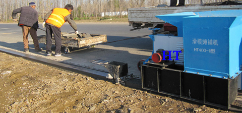 road curbing machine